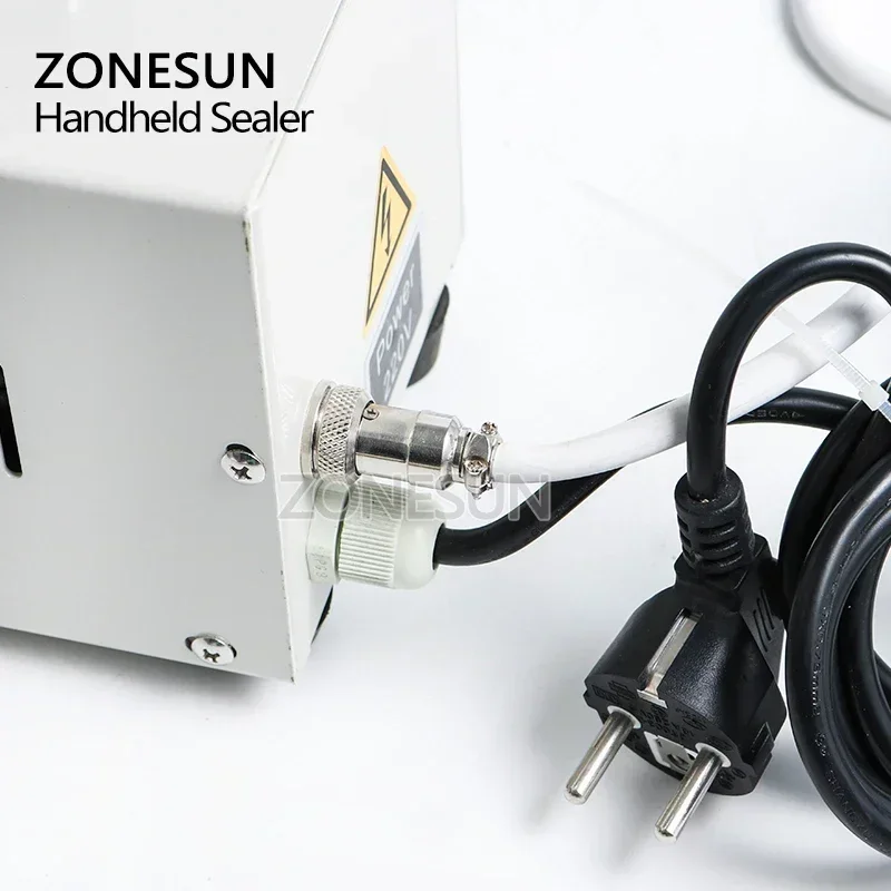 Food Vacuum Sealer Machine - ZONESUN 400mm 手動式ヒートシーラー。アルミ箔やプラスチック製の真空パック用食品袋の封緘に。