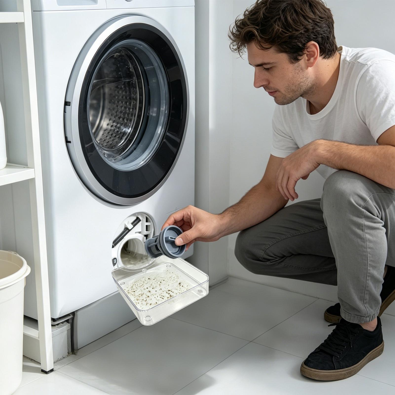 洗濯機排水トレイ、水受けボックス、漏れ防止トレイ、糸くずフィ - Home Appliances のレビューと価格
