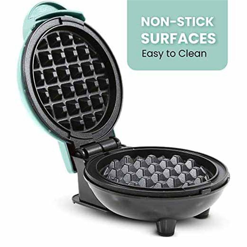 M02K-電気ノンスティック4.5インチミニワッフルメーカー - Mini Waffle Maker Machine のレビューと価格