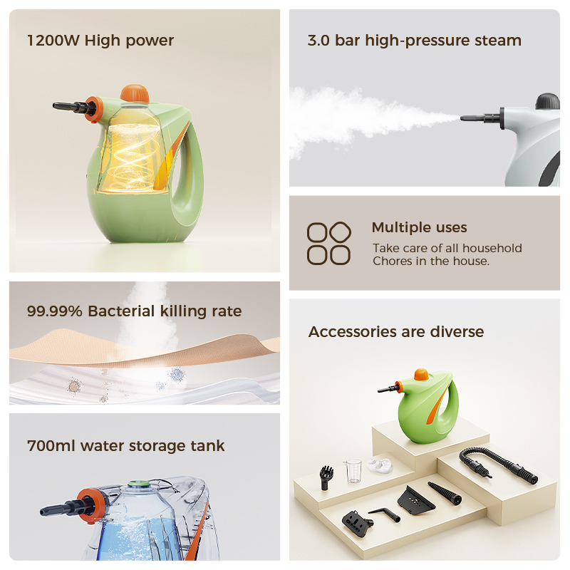 熱売中 家庭用電化製品 スチームクリーナー 1200W 高温 - Kitchen Appliances のレビューと価格
