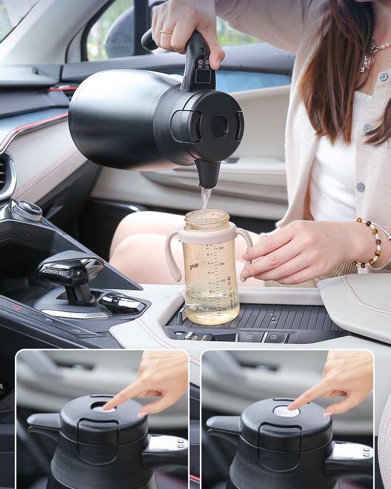スマート12V/24V車載用電気ケトル ステンレス製カップ付 - Electric Kettle Temperature Control のレビューと価格